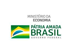 Logo Língua Portuguesa - Ministério da Economia (Edital 2022_001)