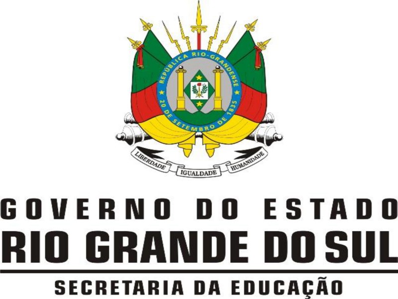 Logo Língua Portuguesa - SEDUC RS (Edital 2023_001)