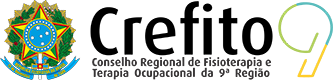 Logo Conselho Regional de Fisioterapia e Terapia Ocupacional da 9ª região (Mato Grosso, Acre, Rondônia)