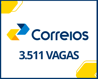 Logo da instituição Correios - Empresa Brasileira de Correios e Telégrafos