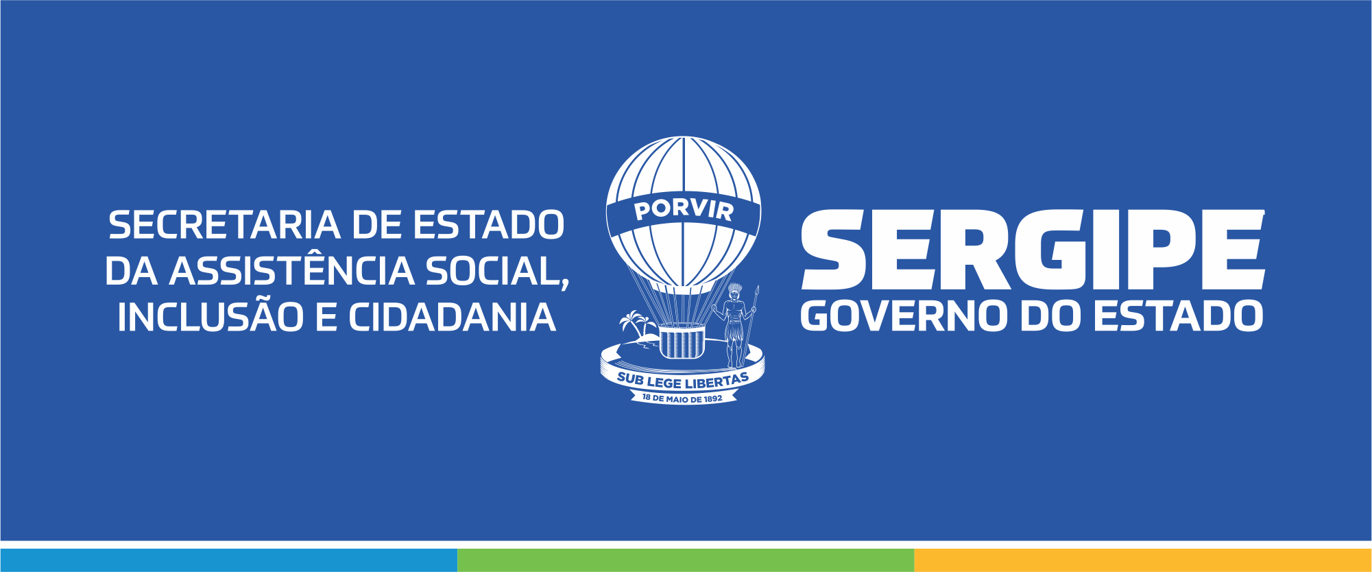 Logo da instituição Secretaria de Estado da Assistência Social, Inclusão e Cidadania do Estado do Sergipe